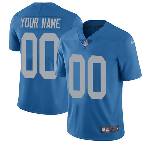 Nike Detroit Lions No51 Jahlani Tavai Blue Team Color Men's Stitched NFL Vapor Untouchable Limited Jersey